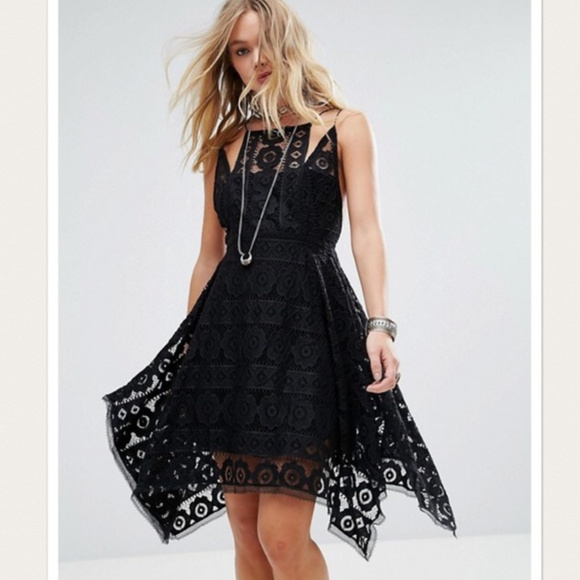 Free People Dresses & Skirts - NWT Free People Like Honey Lace Handkerchief Dress